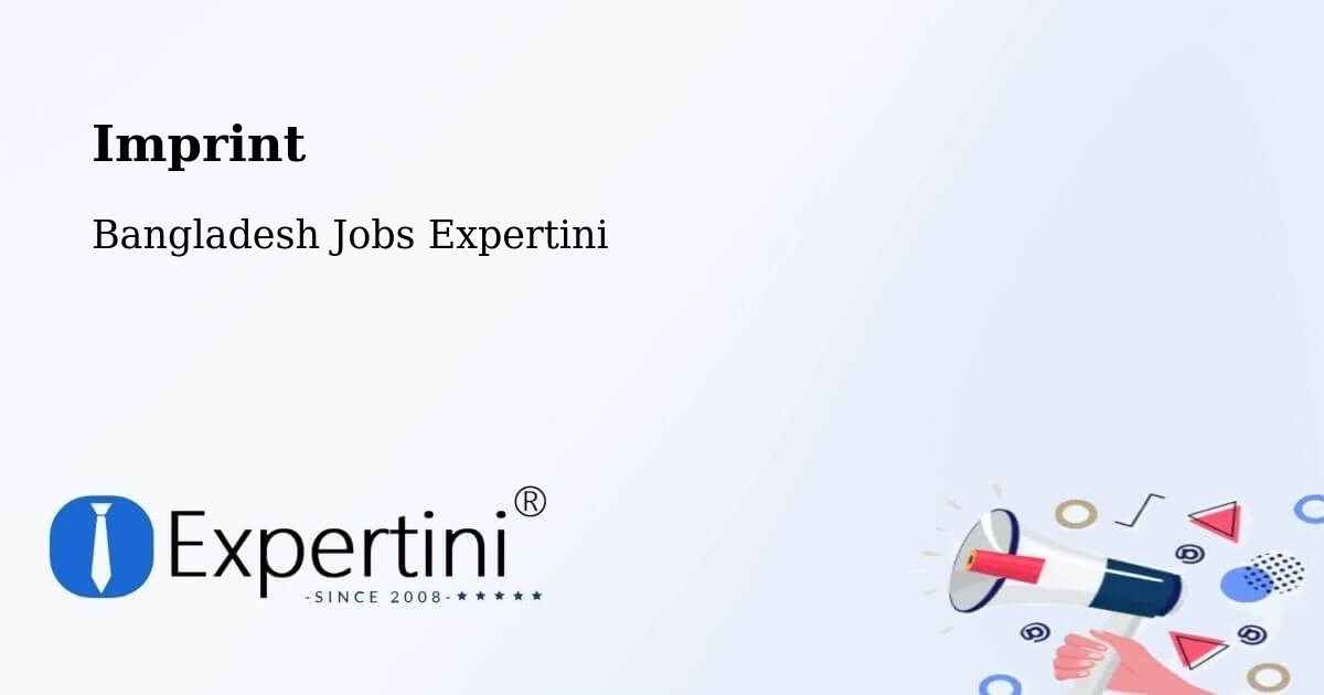 Imprint – Burhānuddin - Bangladesh Jobs Expertini